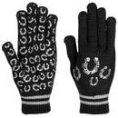 Harry's Horse Magic Gloves Hoefijzer, Zwart