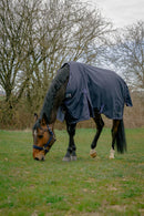 EquiTheme Regendeken 0 gram Anatomic Aisance 1200D , Marine Blauw