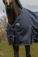 EquiTheme Regendeken 0 gram Anatomic Aisance 1200D , Marine Blauw