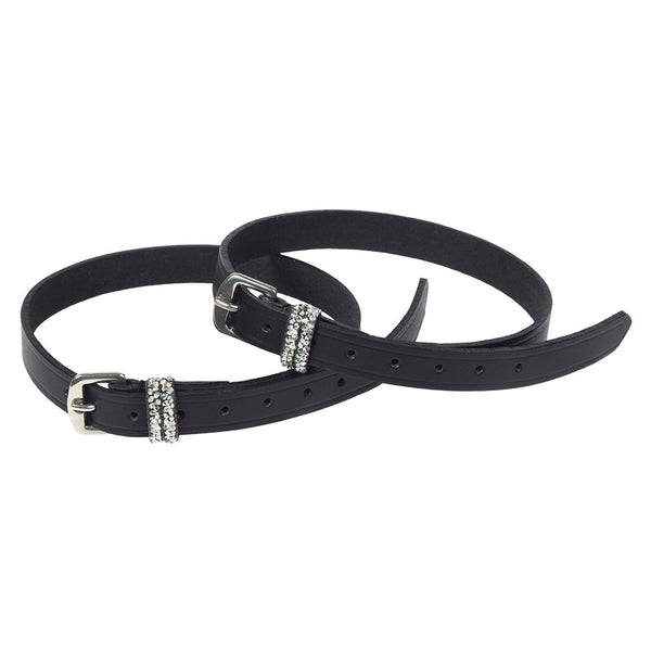 Harry's Horse Spur Straps Rock Crystal, Silver