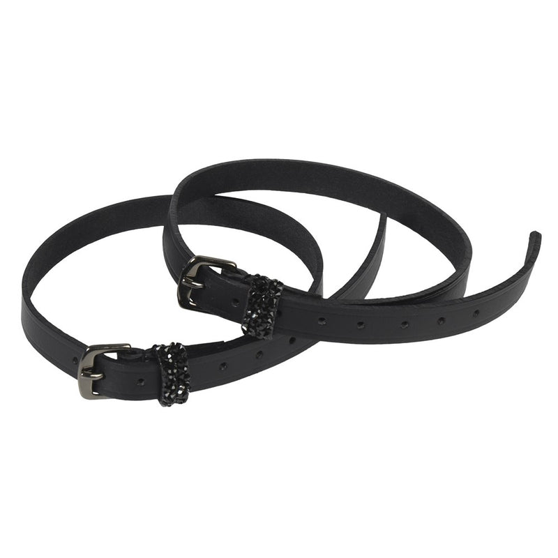 Harry's Horse Spur Straps Rock Crystal, Black