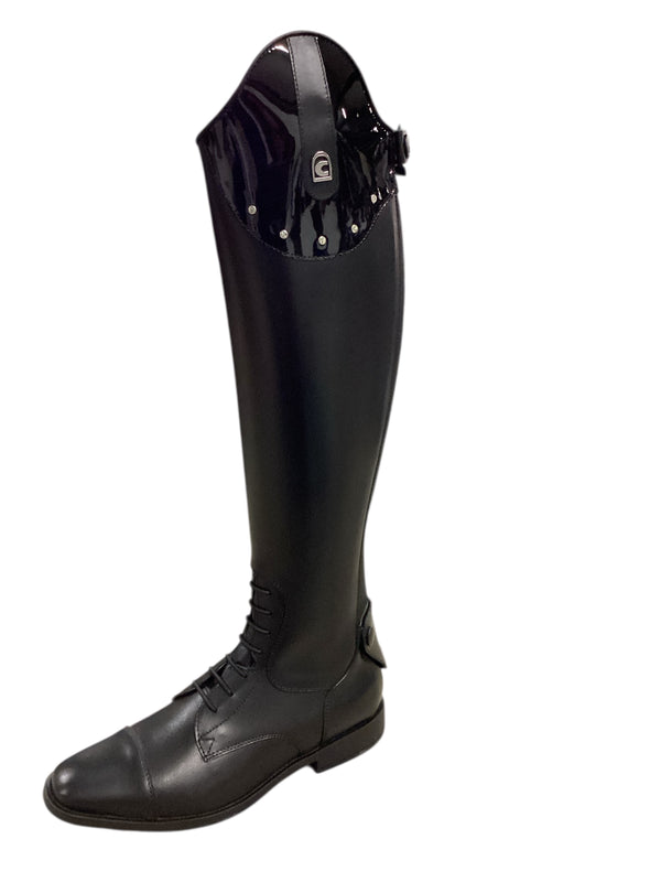 Cavallo Linus Pro Jump Lack und Strass, Schwarz