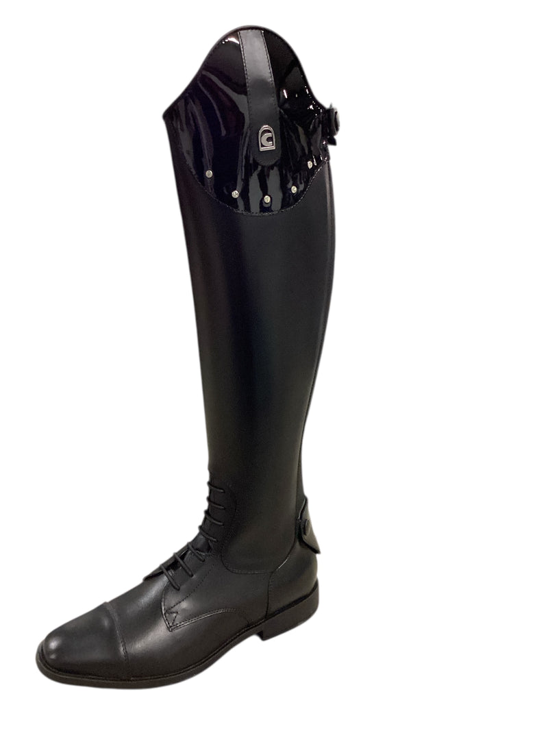 Cavallo Linus Pro Jump Lack und Strass, Schwarz