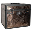 Imperial Riding Grooming Box Shiny, Brown Croco