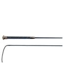 BR Dressurgerte Orion mit Leder- und Kristallgriff, Marineblau/Gunmetal