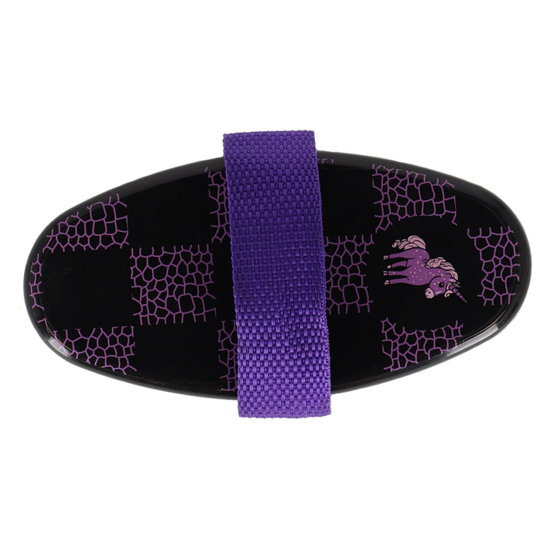 QHP Zachte Borstel Lize, Zwart/Violet