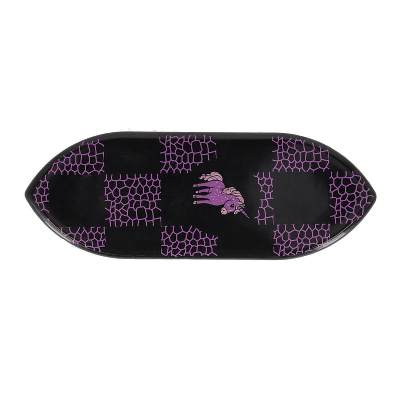 QHP Harde Borstel Lize, Zwart/Violet