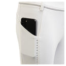 BR Riding Leggings Lecce Child Full Grip, Lucent White