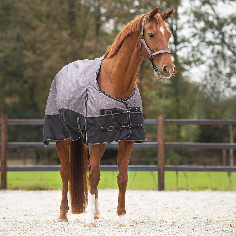 QHP Regendeken 1200D Turnout Collection 300gr, Amber brown bruin