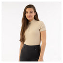 BR Shirt Kim Half Zip Korte Mouw, Safari