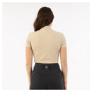 BR Shirt Kim Half Zip Korte Mouw, Safari