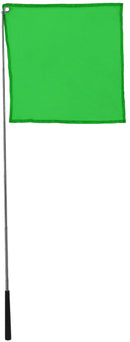 Hippo Tonic Ethologisch Trainingsstok met Vlag, Groen