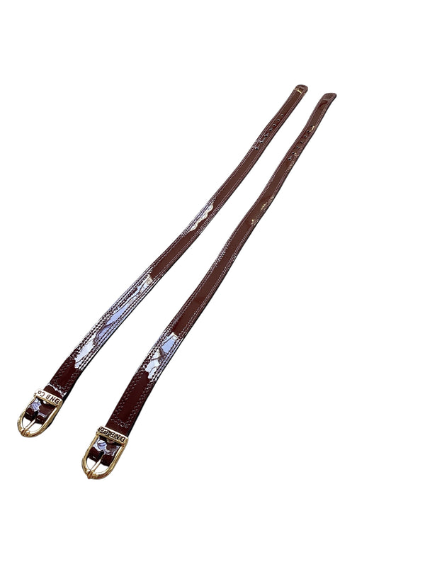 De Niro Sporenbandjes Patent, Burgundy