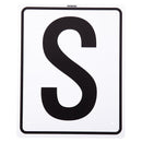 Premiere Reitschulbuchstaben, Weiß, Ergänzung für 20x60 m Reithalle