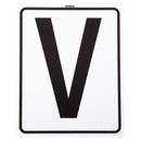 Premiere Reitschulbuchstaben, Weiß, Ergänzung für 20x60 m Reithalle