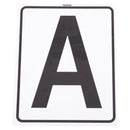 Premiere Reitschulbuchstaben, weiß für 20x40 m Reitplatz