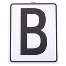 Premiere Reitschulbuchstaben, weiß für 20x40 m Reitplatz