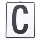 Premiere Reitschulbuchstaben, weiß für 20x40 m Reitplatz