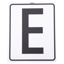 Premiere Reitschulbuchstaben, weiß für 20x40 m Reitplatz