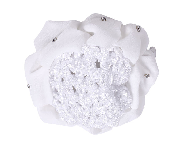QHP Haarstrik Flower, Wit