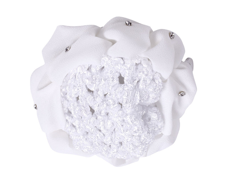 QHP Haarstrik Flower, Wit