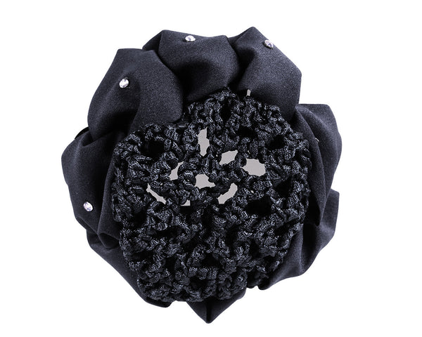 QHP Haarstrik Flower, Zwart