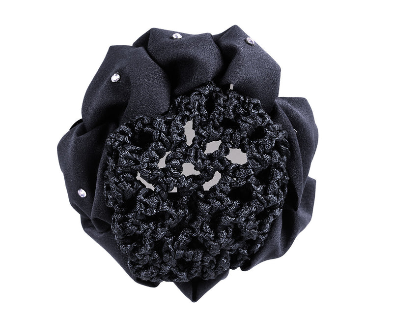 QHP Haarstrik Flower, Zwart