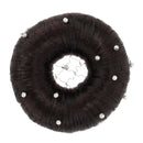 QHP Haarnetje Invisible Pearl, Zwart
