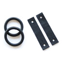 HB Gummi- und Elastik-Set für Sicherheitsstangen, schwarz