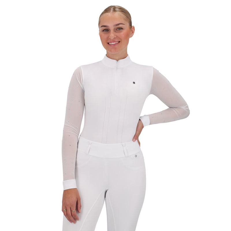 QHP Wedstrijdshirt Sennah, Zwart