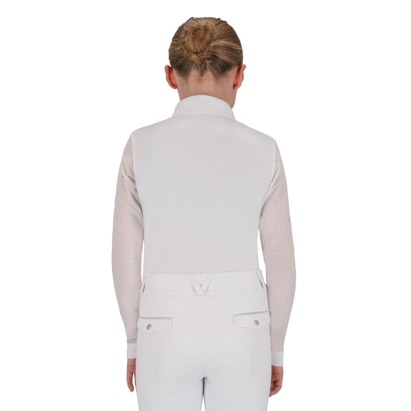 QHP Wedstrijdshirt Sennah Junior, Zwart