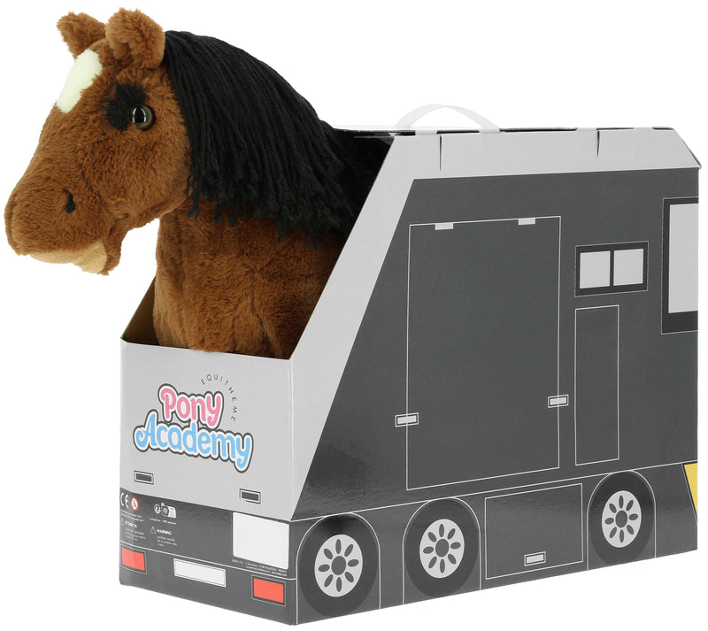 Mini Pony Academy Paard Prince, Bruin