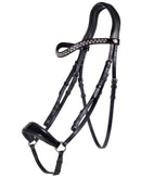 QHP Phaedra Headstall with Drop Noseband, Black