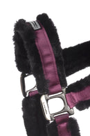 Cavallo Halter with Fur CavalJuno, Dusty Violet