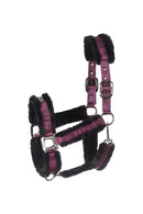 Cavallo Halter with Fur CavalJuno, Dusty Violet