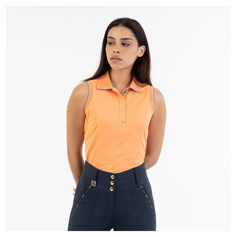 Anky Polo Shirt Zonder Mouwen, Gold Sunset