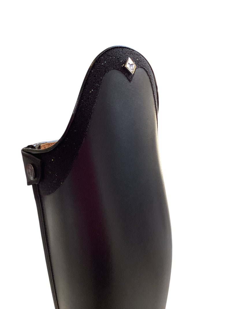 De Niro Bellini Capinera G34 Swarovski Fabric, Black
