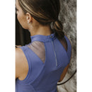 EquiTheme Poloshirt Alba ärmellos, Lila