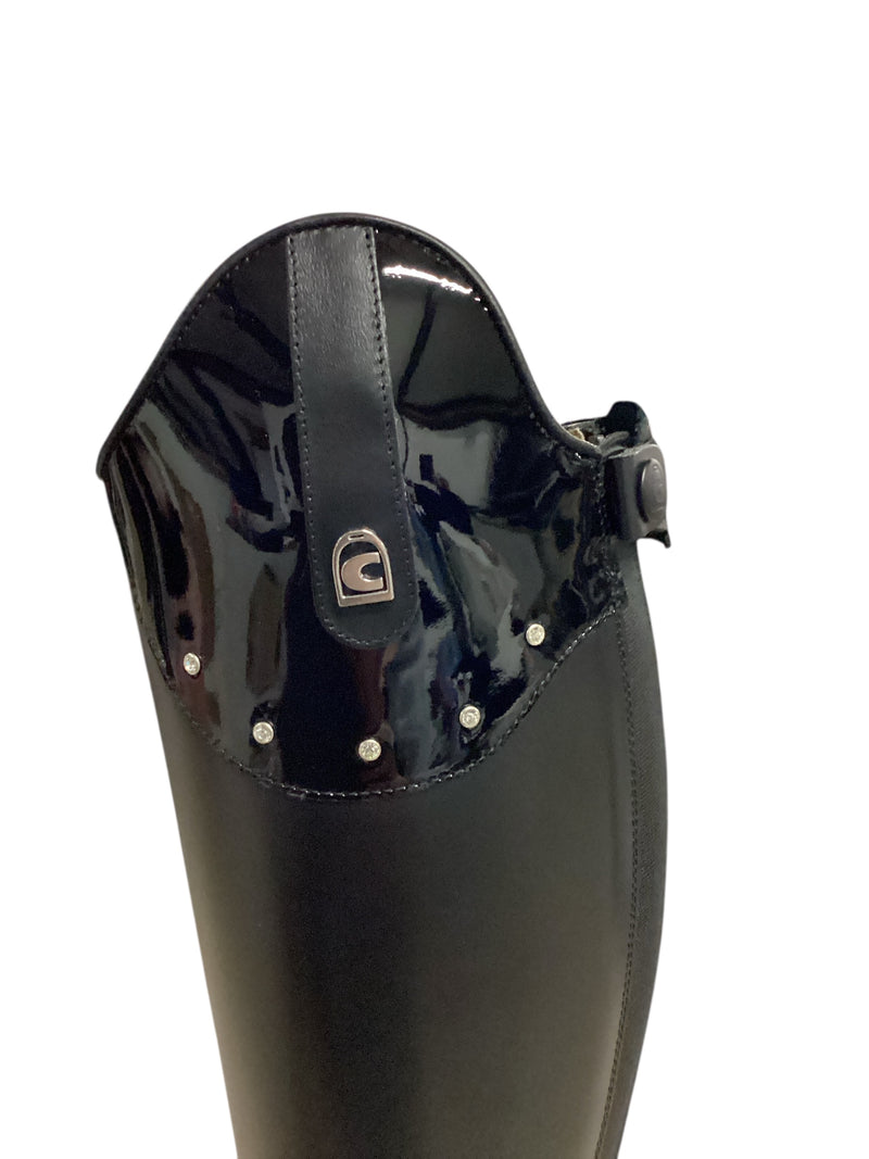 Cavallo Linus Pro Jump Lack und Strass, Schwarz