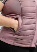 Montar Curve Emma Quilt Bodywarmer, Dusty Rose