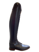 Cavallo Primus Slim Front Zip Top Brush mit Strasssteinen, Schwarz