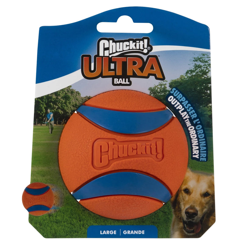 Chuckit! Ultra Ball Hondenbal, Oranje-blauw L