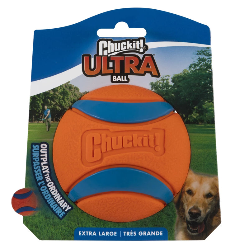Chuckit! Ultra Ball Hondenbal, Oranje-blauw XL