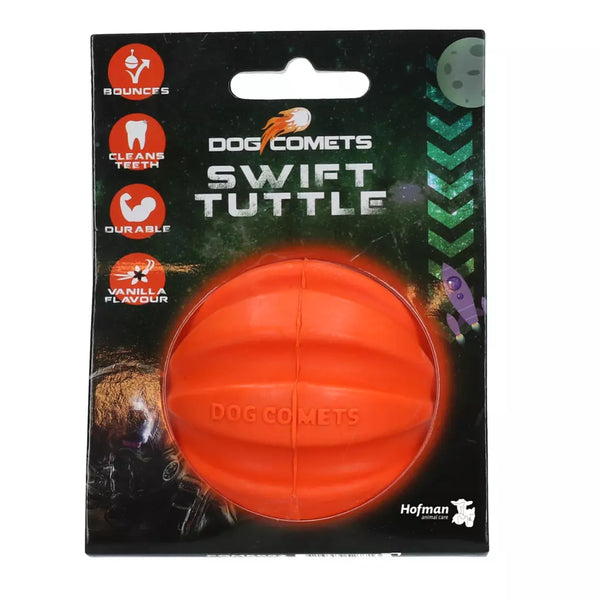 Dog Comets Hondenbal Swift Tuttle voor gebit, Oranje