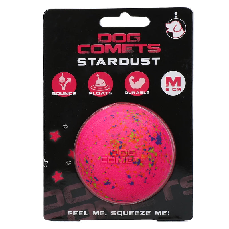 Dog Comets Hondenbal Stardust, Roze M