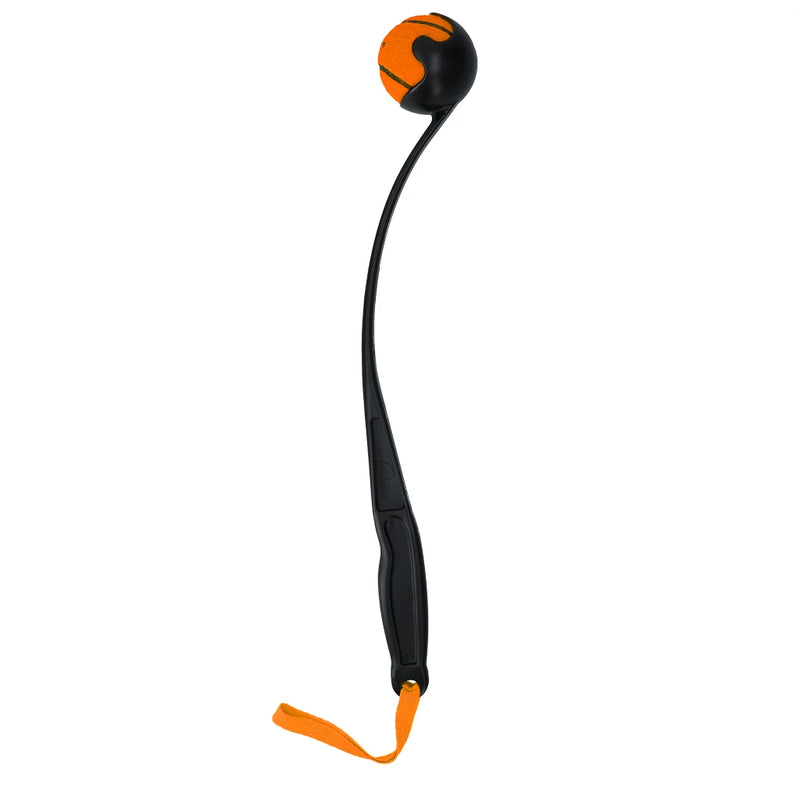 Dog Comets Werpstok inclusief bal, Oranje M