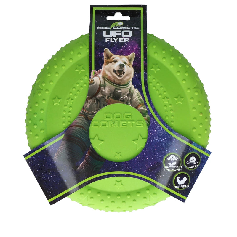 Dog Comets Ufo Flyer Frisbee, Groen