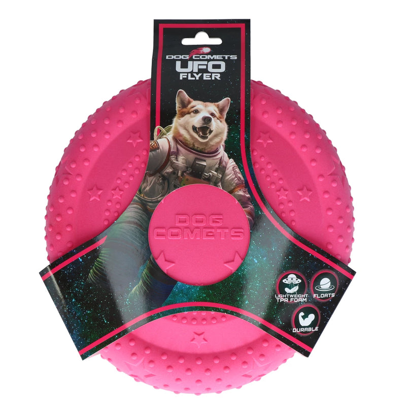 Dog Comets Ufo Flyer Frisbee, Roze