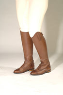 Amarelo Riding Boot Flame Calfskin, Brown