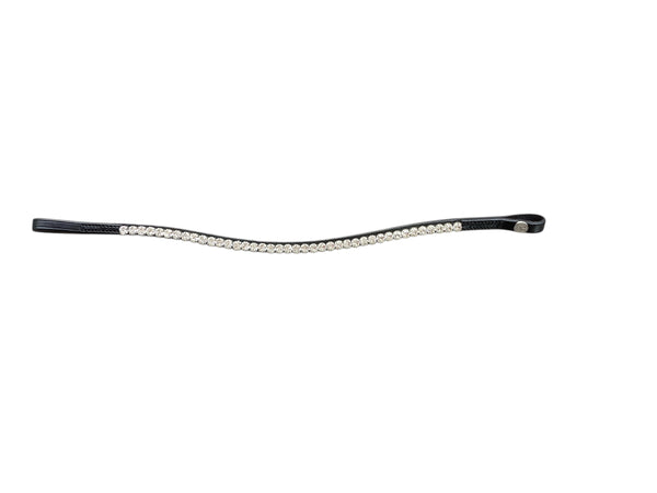 HKM frontriem Crystal, Zilver